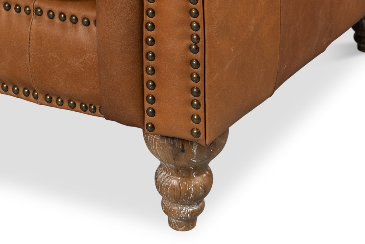 Kingston Sofa, by Sarreid, 2'9" length x 7'1" width x 2'6" height View 8
