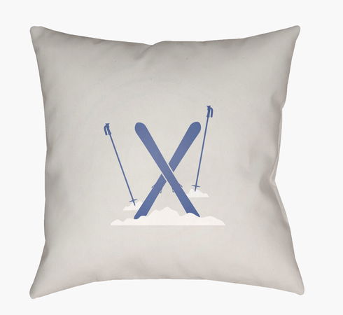 Ski Accent Pillow