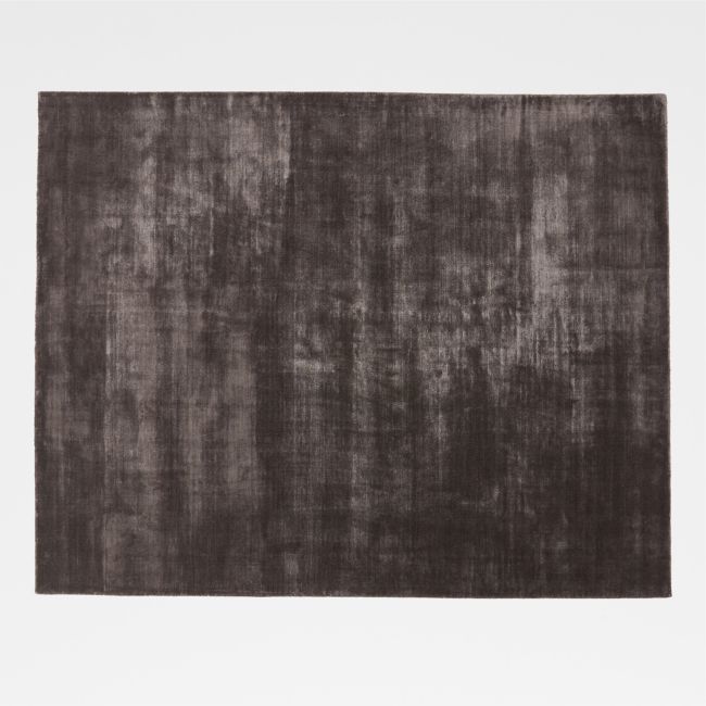 Online Designer Combined Living/Dining Kole Performance Nylon Charcoal Area Rug 9'X12'