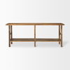 Rosie Large Brown Wood Console Table thumbnail 2