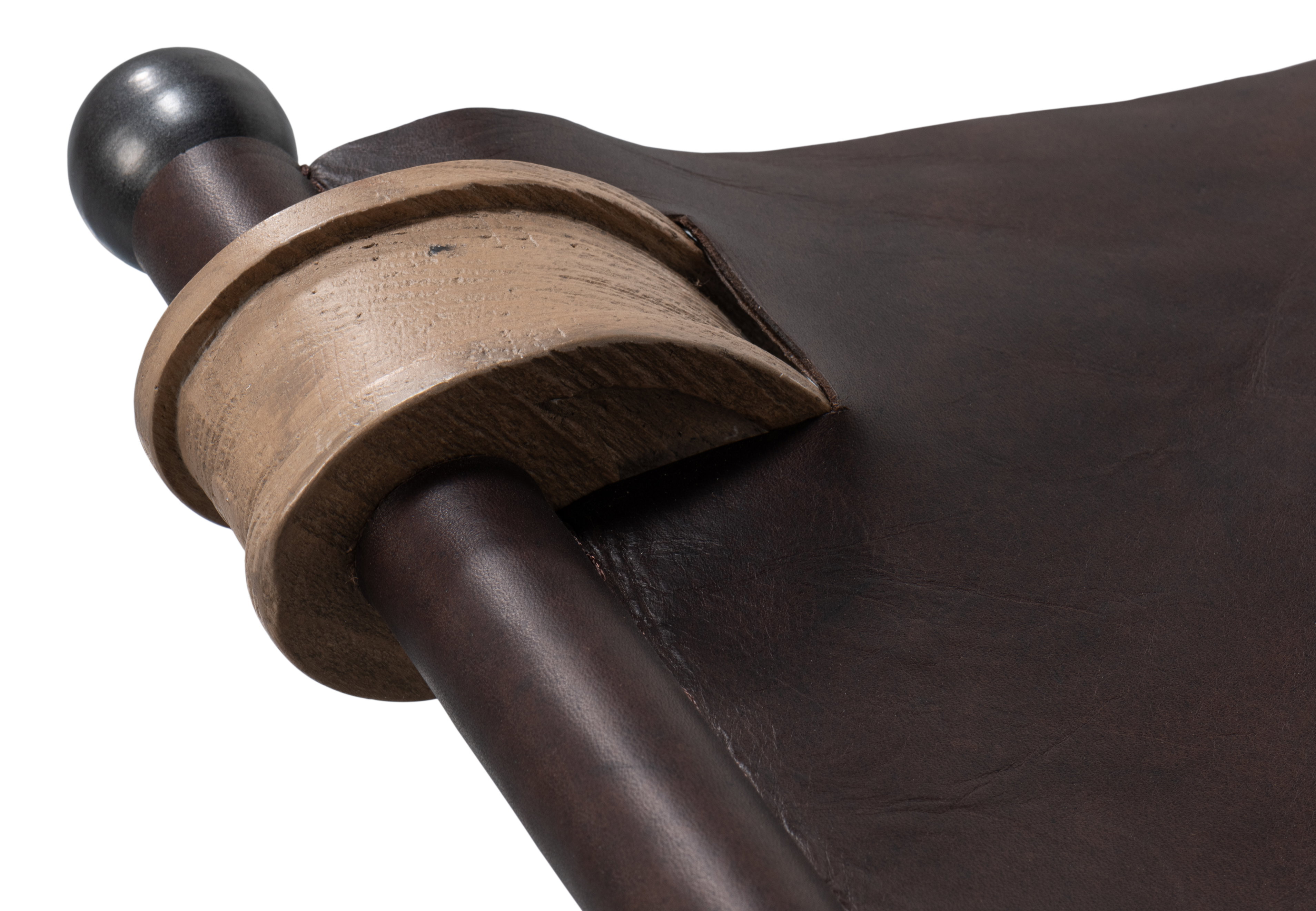 Joyner Equestrian Bench, Seating by Sarreid, 28" length x 18" width x 20" height View 4