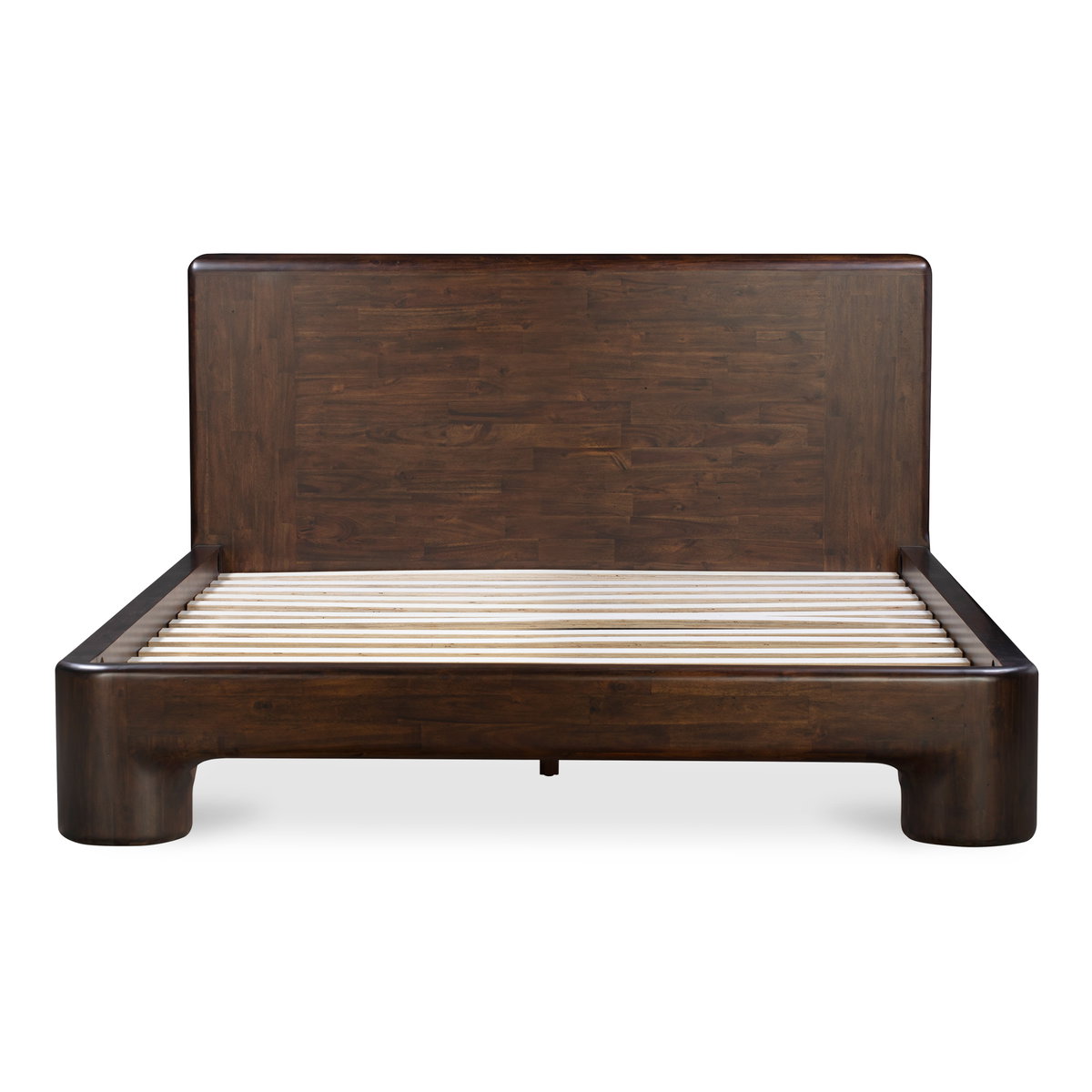 Rowan Bed Queen Dark Brown, by Moe's Home, 66" width x 40" height x 89" depth View 2