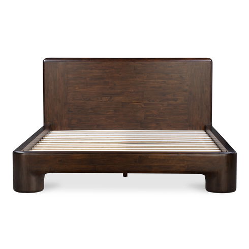 Rowan Bed Queen Dark Brown