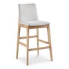 Deco Oak Barstool Light Grey thumbnail 1