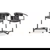 Freeman Counter Stool Onyx Black Leather - Set Of Two thumbnail 0