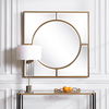 Stanford Gold Square Mirror, by Uttermost, 48" width x 48" height x 1.75" depth thumbnail 2
