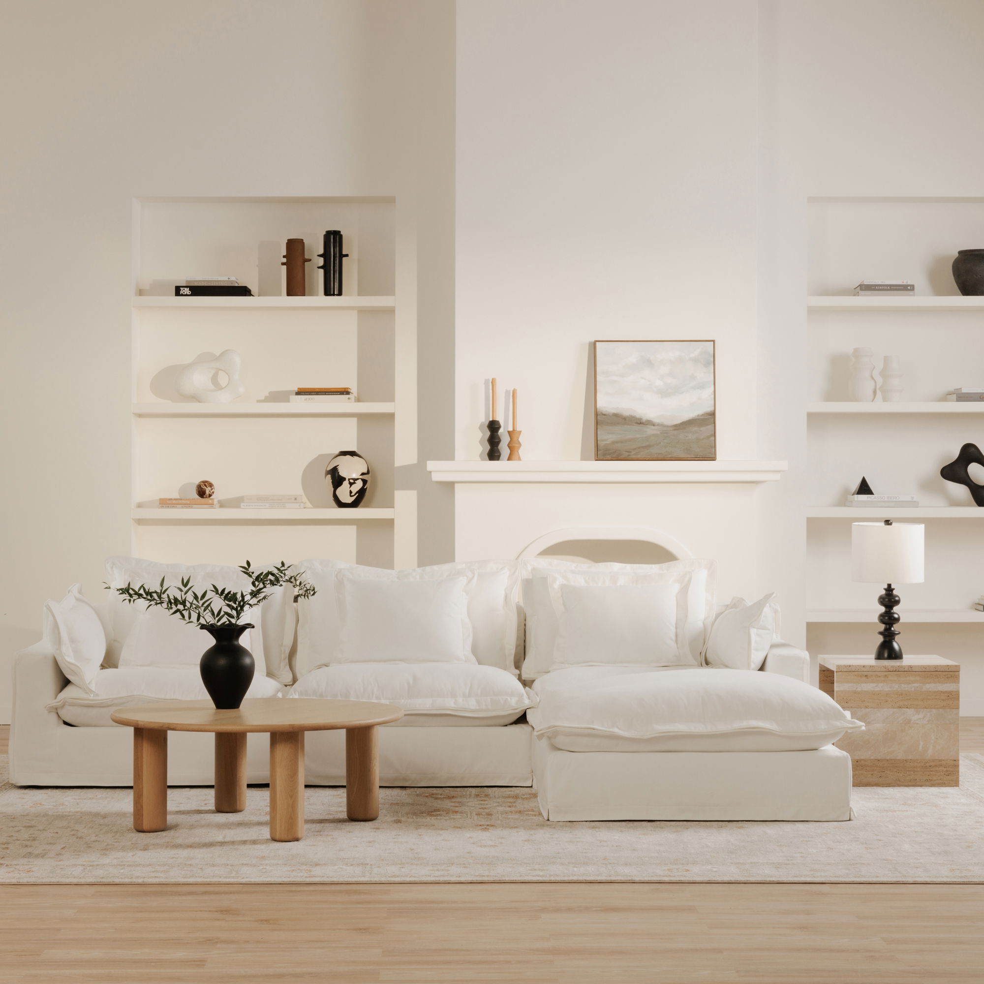 Milo Coffee Table Oak large image 