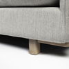 Roy I 84' Frost Gray Upholstered Three Seater Sofa thumbnail 11