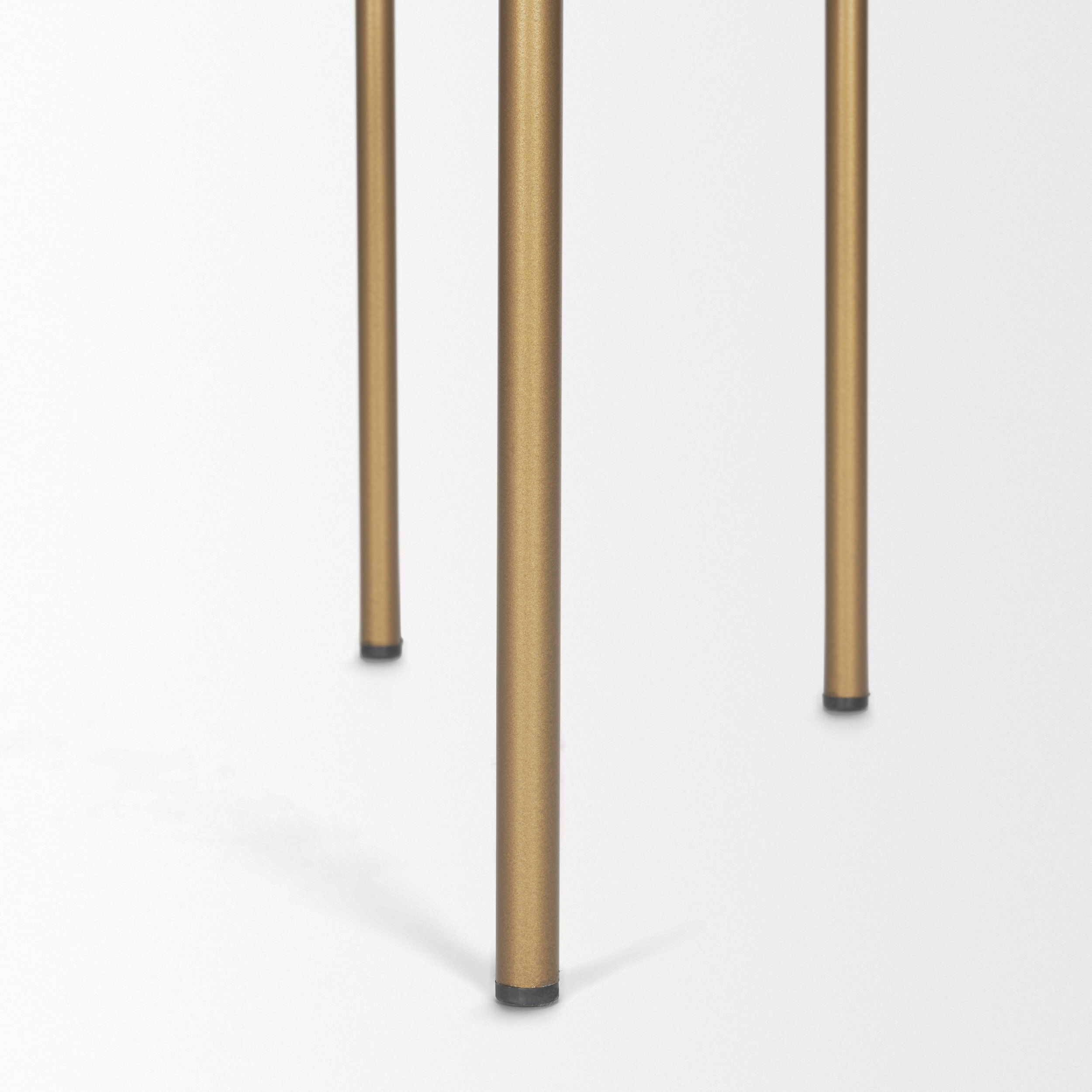 Parker 30' Seat Height Cream Fabric Seat Gold Metal Bar Stool, Counter & Bar Stool by Mercana, 19" length x 19.75" width x 40" height View 11