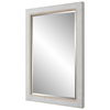 Cape Whitewashed Rattan Mirror thumbnail 4