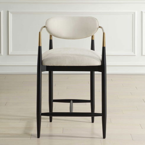 Moxie White Counter Stool