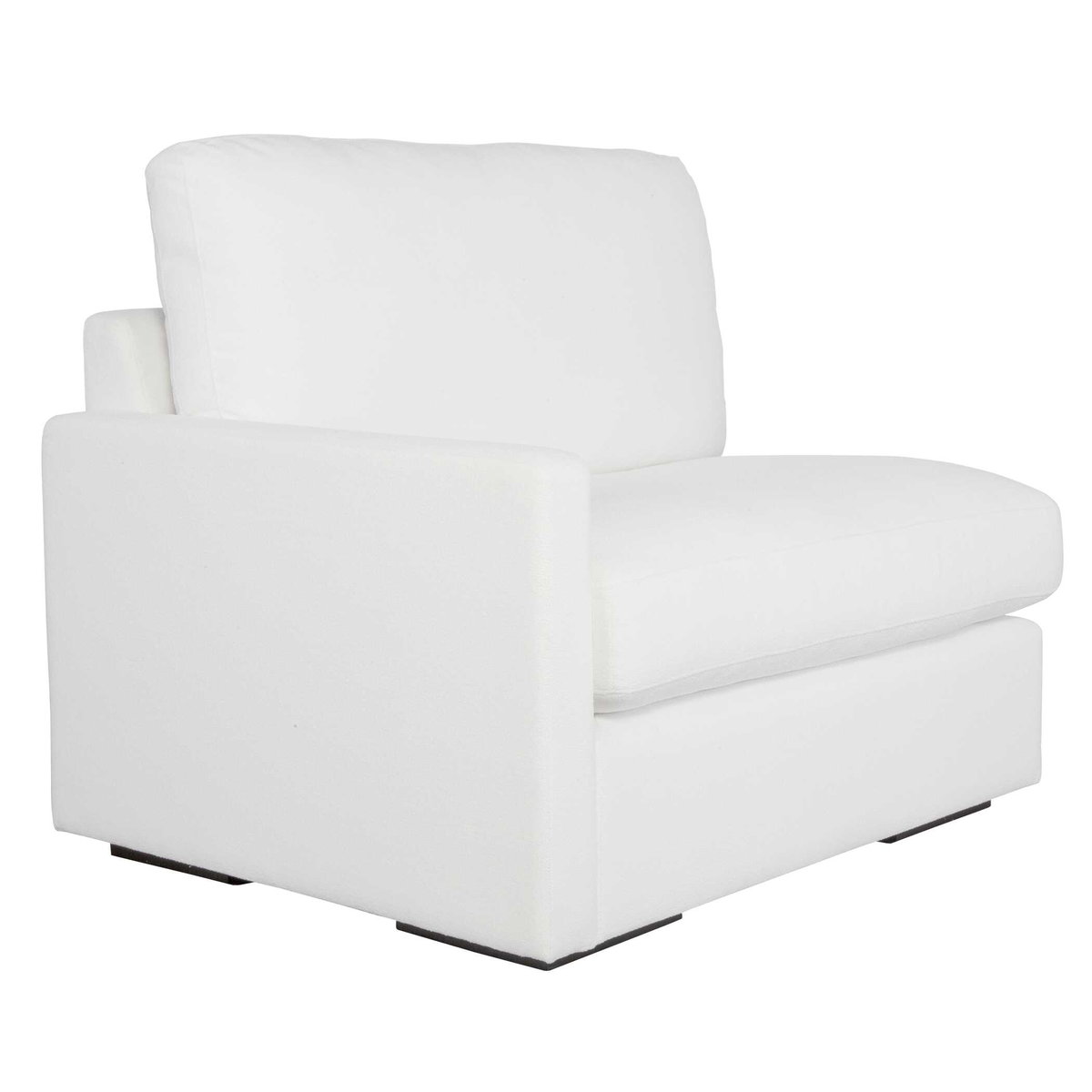 REFUGE SOFA, LEFT ARM FACING, ARCTIC WHITE, Furniture by Uttermost, 43.25" width x 30" height x 37.5" depth View 4
