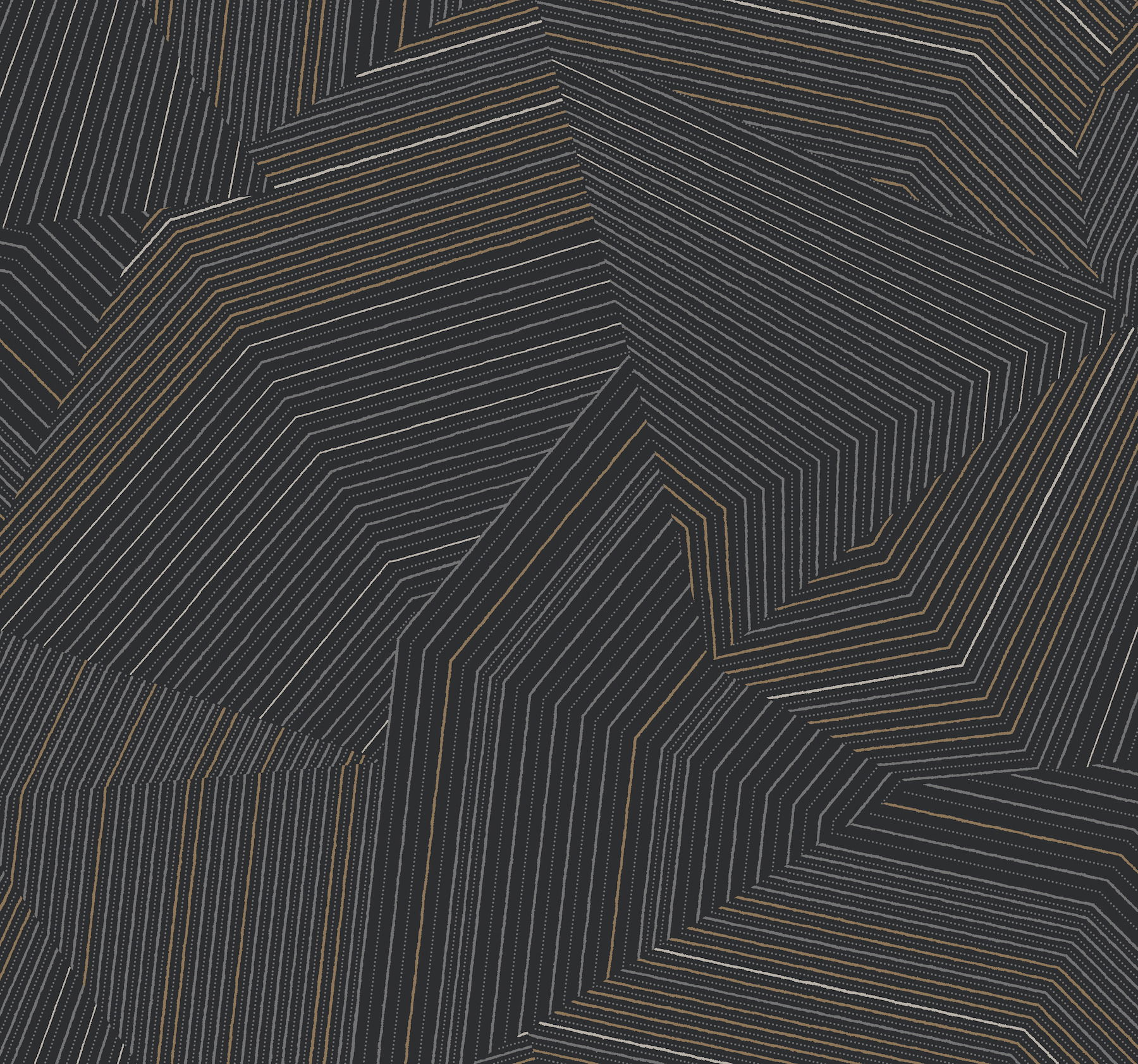 Dotted Maze Black Wallpaper large image 