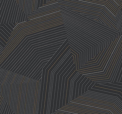 Dotted Maze Black Wallpaper