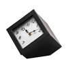 Ralph II Black Metal Cube Table Clock, by Mercana, 8.75" length x 10.25" width x 8.25" height thumbnail 1