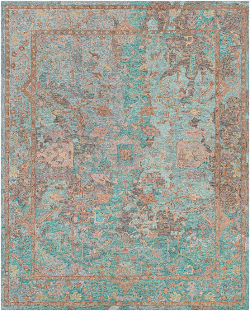 Classic Nouveau Handmade Rug, by Surya, 1'6" length x 1'6" width