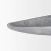 Piero Small Concrete Finished Metal Decorative Bowl, by Mercana, 31.5" length x 5" width x 4" height thumbnail 6