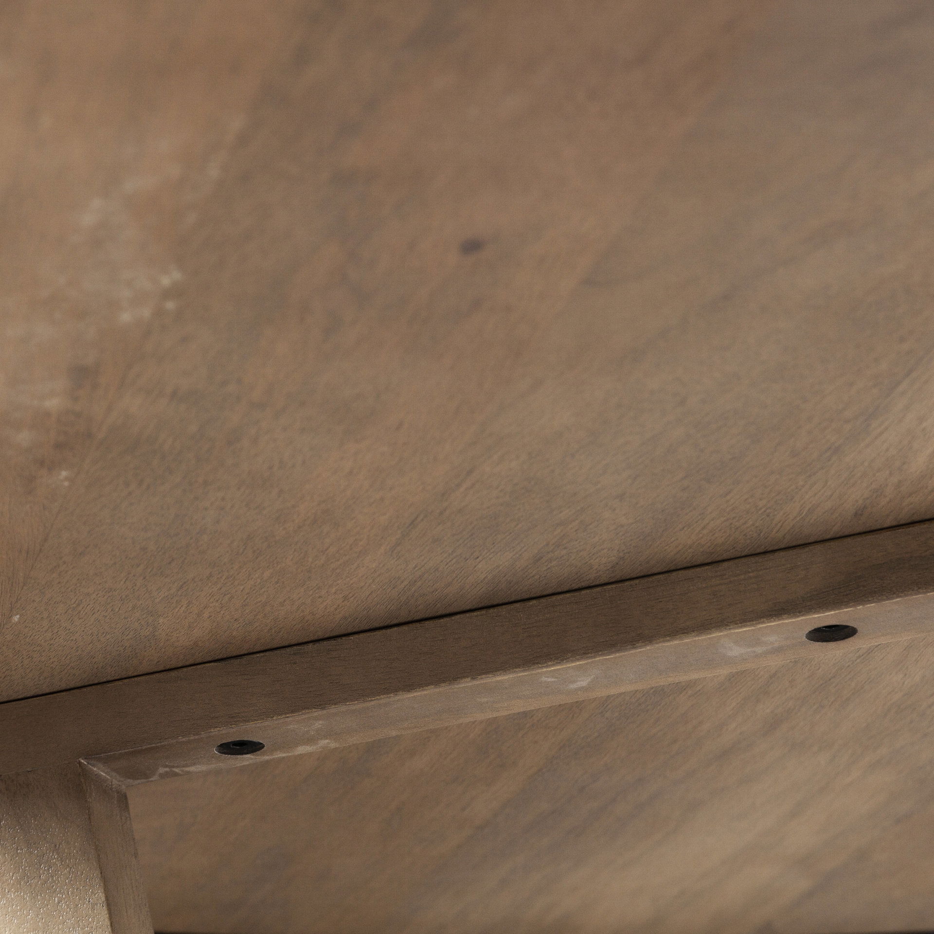 Denver 91.5x38 Rectangular Brown Solid Wood Top & Base Dining Table large image 