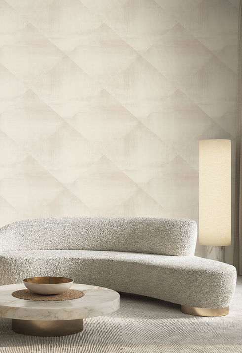 In Clay Beige Wallpaper