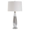 Quinn White & Silver Table Lamp, by Uttermost, 15" width x 28.75" height x 15" depth thumbnail 5