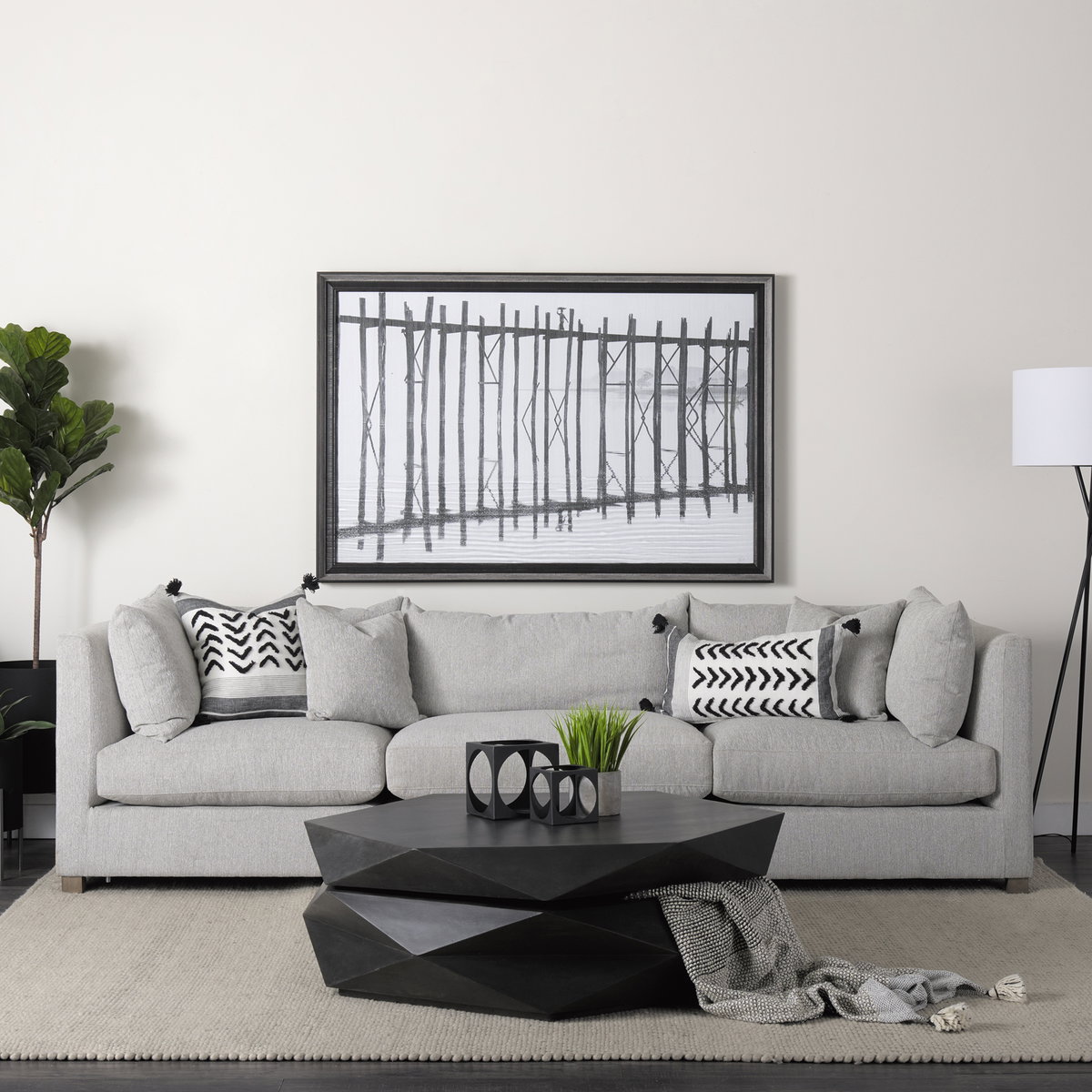 Valence 2 Piece Light Gray Modular Sofa Set, Sectional Sofa by Mercana, 37.8" length x 78" width x 28.3" height View 2