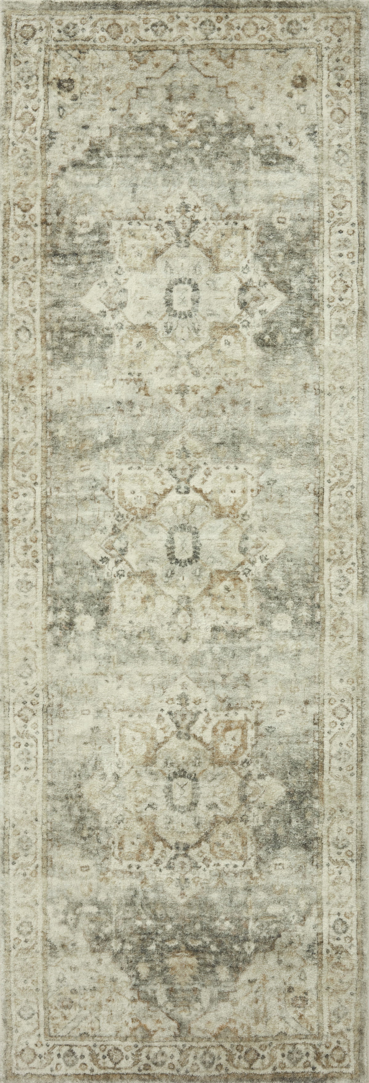 Loloi Rosette Rug, 2'6" length x 7'6" width View 4