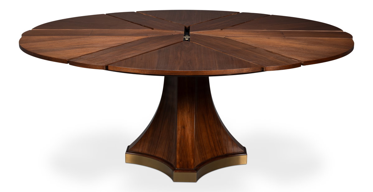 Chelsea Jupe Dining Table, by Sarreid, 4'7" length x 4'7" width x 2'6" height View 10
