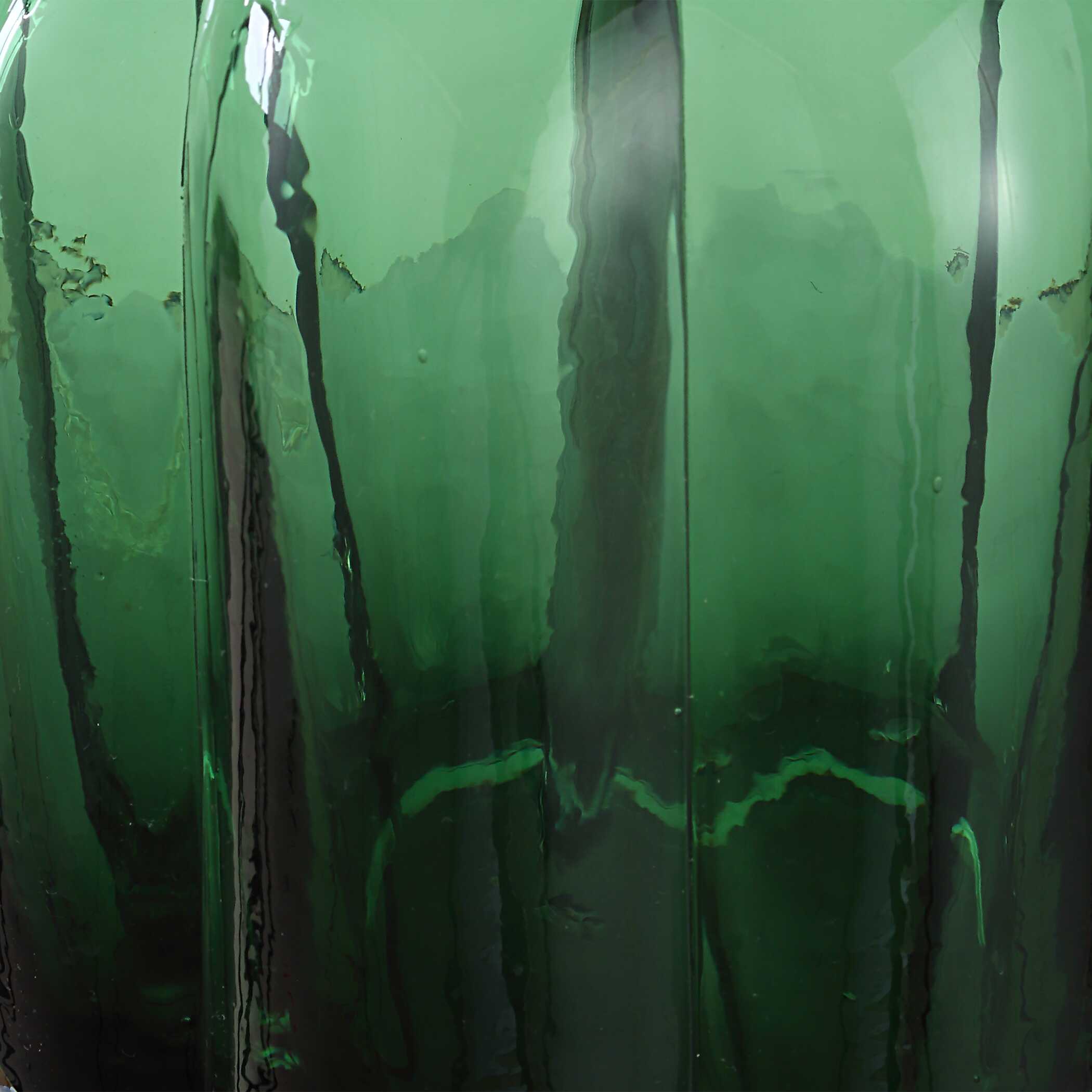 Lois Green Glass Buffet Lamp, by Uttermost, 11" width x 37" height x 11" depth View 7