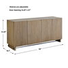 Kellem Natural Wood 4 Door Cabinet thumbnail 2