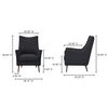 Fisher Armchair Wool Blend Charcoal thumbnail 6