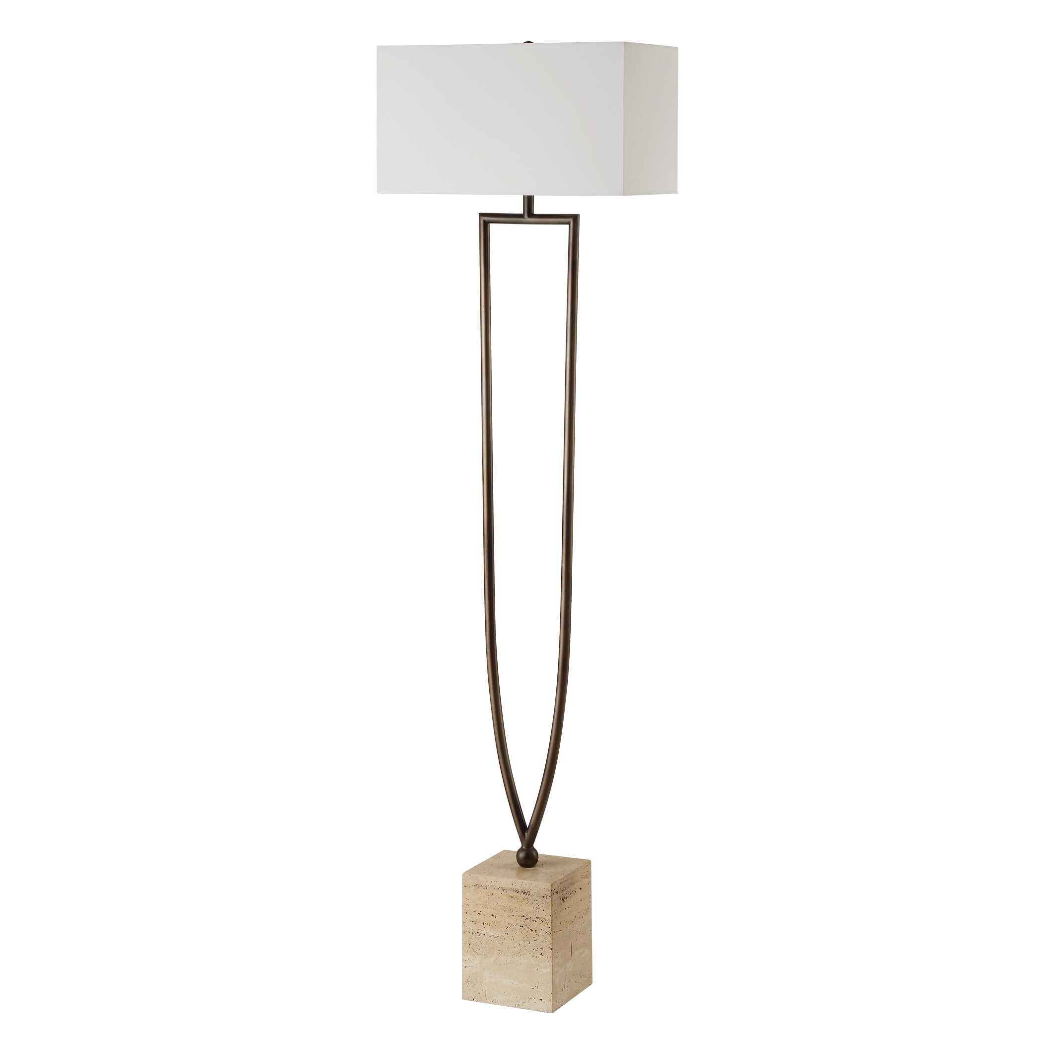 Fork In The Road Floor Lamp, by Uttermost, 18" width x 64" height x 10" depth View 5