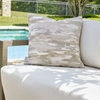 Abstract Waves Outdoor Pillow, Outdoor Pillows & Cushion by Uttermost, 1'8" width x 1'8" height x 8" depth thumbnail 2