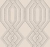 Etched Lattice Grey Wallpaper, by York Wall, 27' length x 2'3" width x 0.02" depth thumbnail