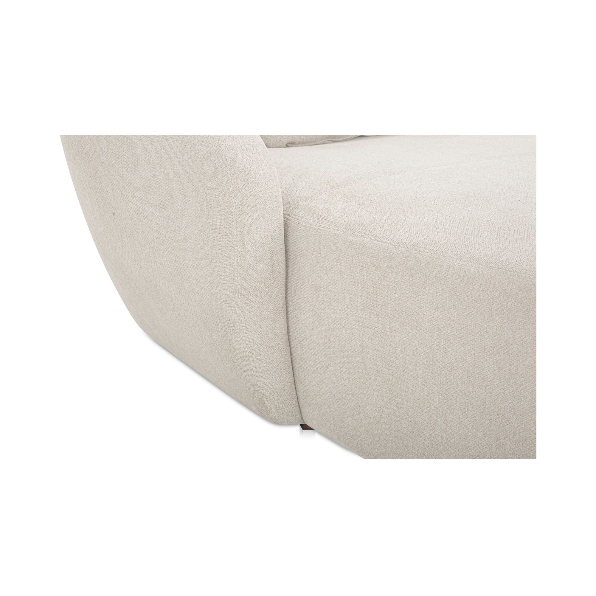 Amelia Double Chaise Modular Sectional Warm White large image 