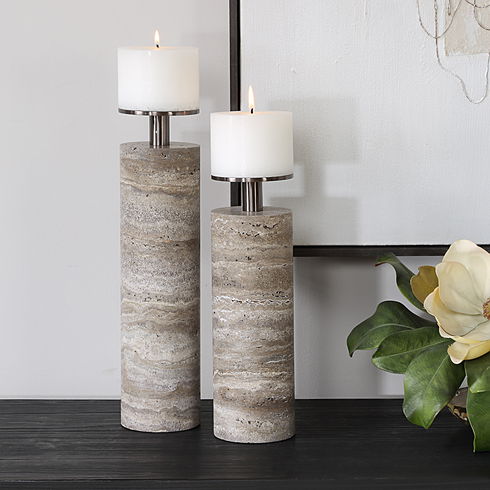 Shadowstone Candleholders Set/2
