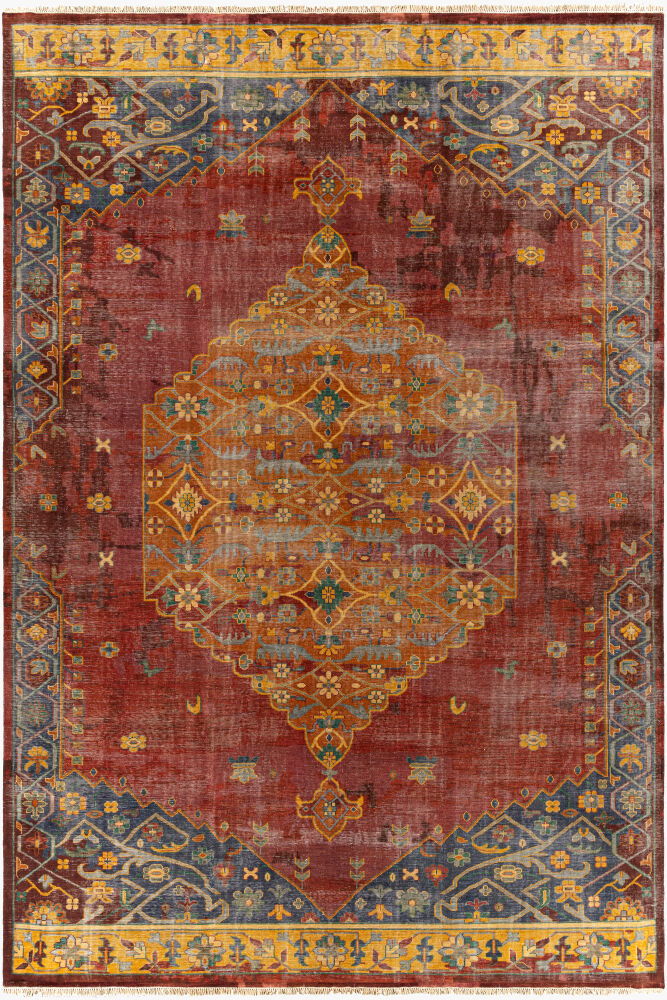 Festival Handmade Rug, by Surya, 1'6" length x 1'6" width