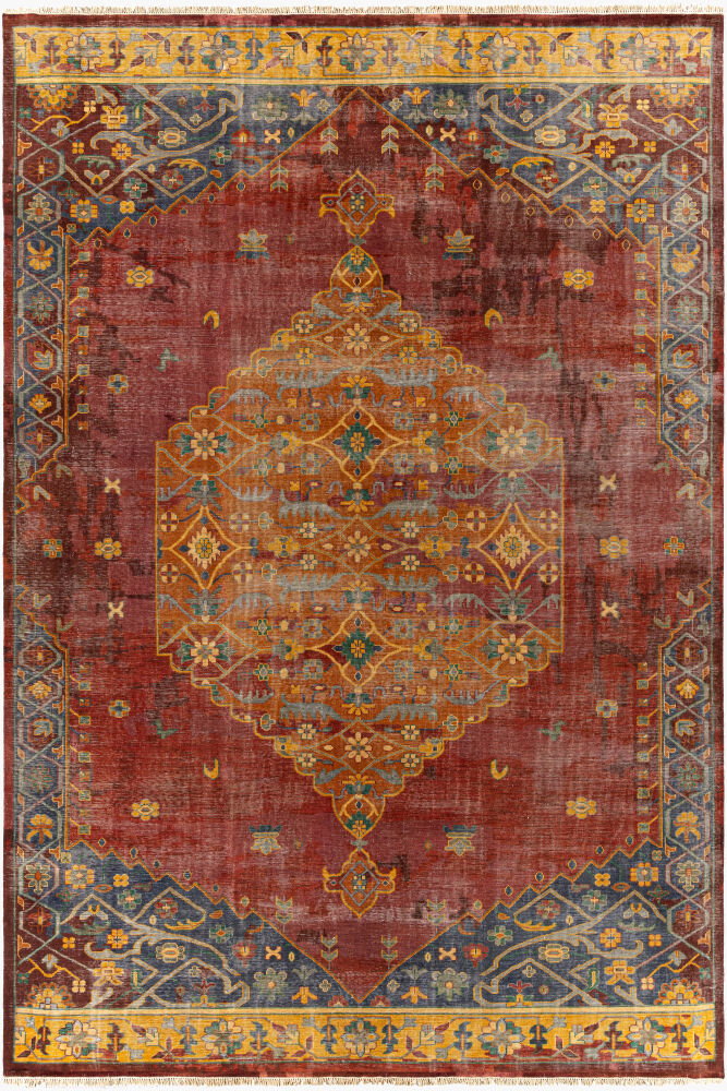 Festival Handmade Rug, by Surya, 1'6" length x 1'6" width