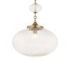 Bellaire 1 Light Glass Shade Pendant, Ceiling Light by Uttermost, 20" height x 16.5" diameter thumbnail 5