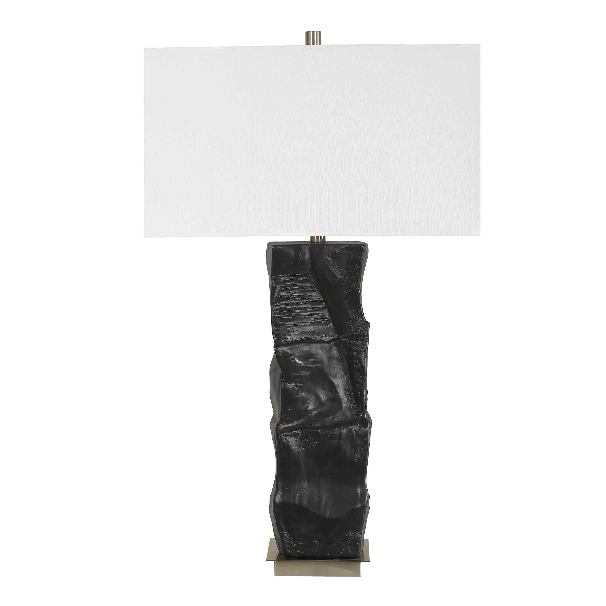 Altaria Black Table Lamp, by Uttermost, 20" width x 33" height x 11" depth View 6