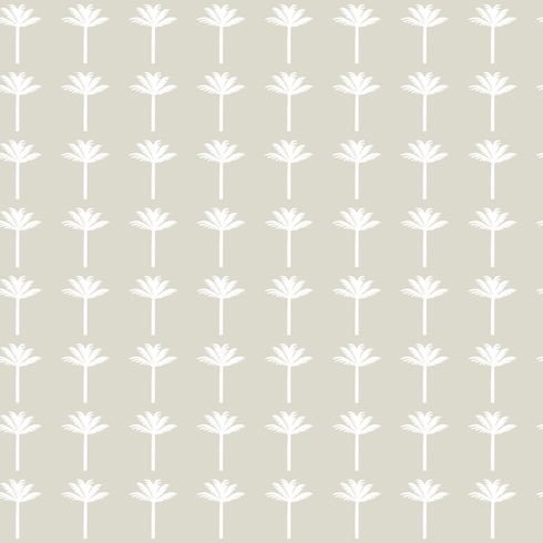 Palm Bay Beige Wallpaper
