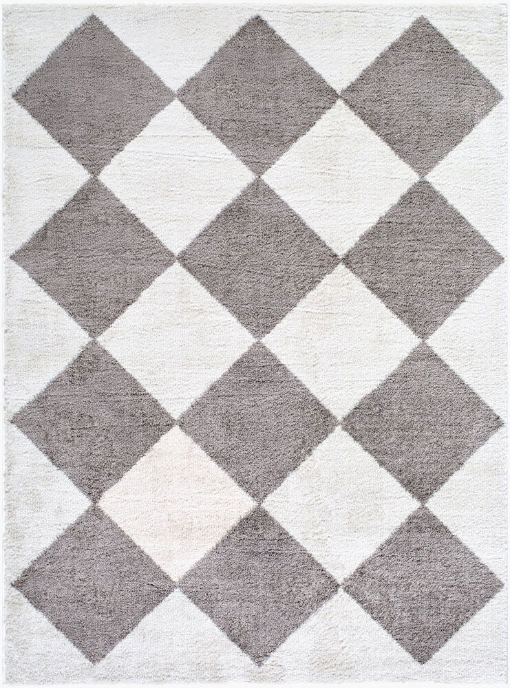 Fossay Shag Machine Woven Rug, by Surya, 2'11.43" length x 1'11.62" width