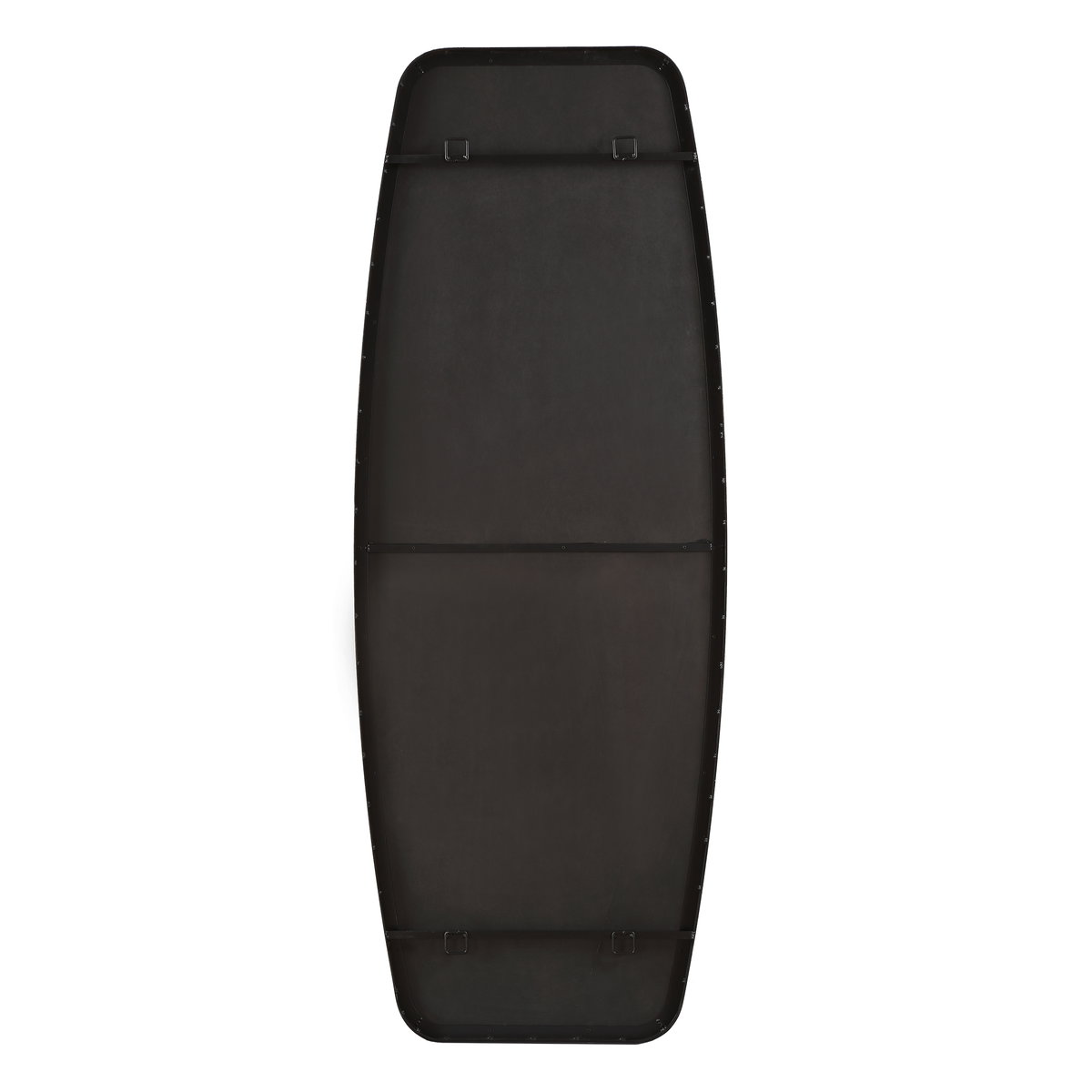 Caspian Curved Black Dressing Mirror, Floor Mirror by Uttermost, 27.75" width x 71.87" height x 2" depth View 8
