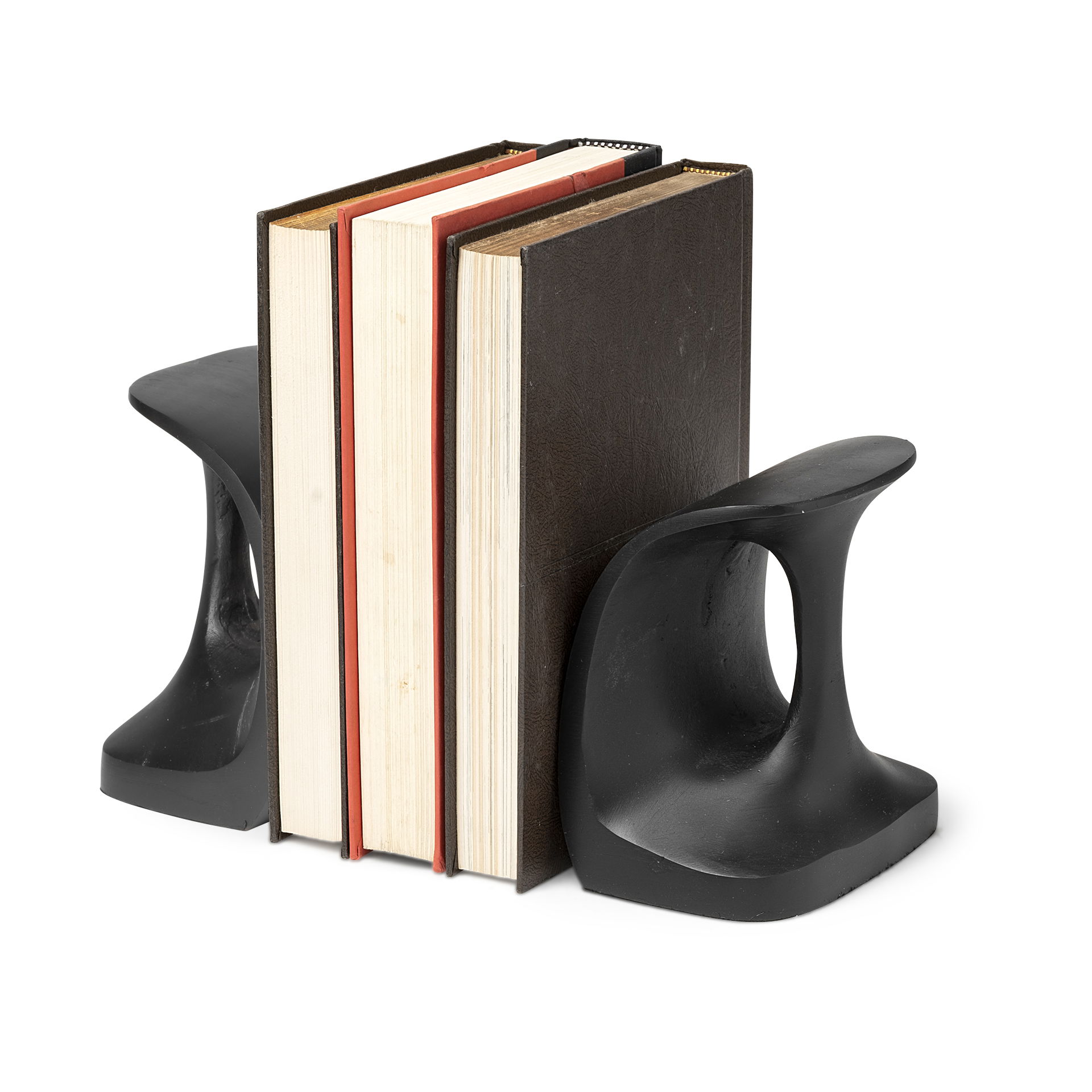 Last Cobbler's (Set of 2) 8L x 6W Black Shoemaker Tool Bookends, by Mercana, 7.5" length x 5.5" width x 6" height View 1