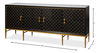 Palisade Shagreen Credenza, Black thumbnail 14