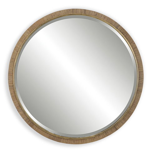 Paradise Round Rattan Mirror