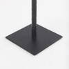Porter  Small Black Iron Candle Holder, Candles & Candle Holder by Mercana, 4.5" length x 4.5" width x 12" height thumbnail 9