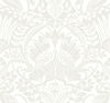 Egret Damask White & Cream Wallpaper thumbnail 0