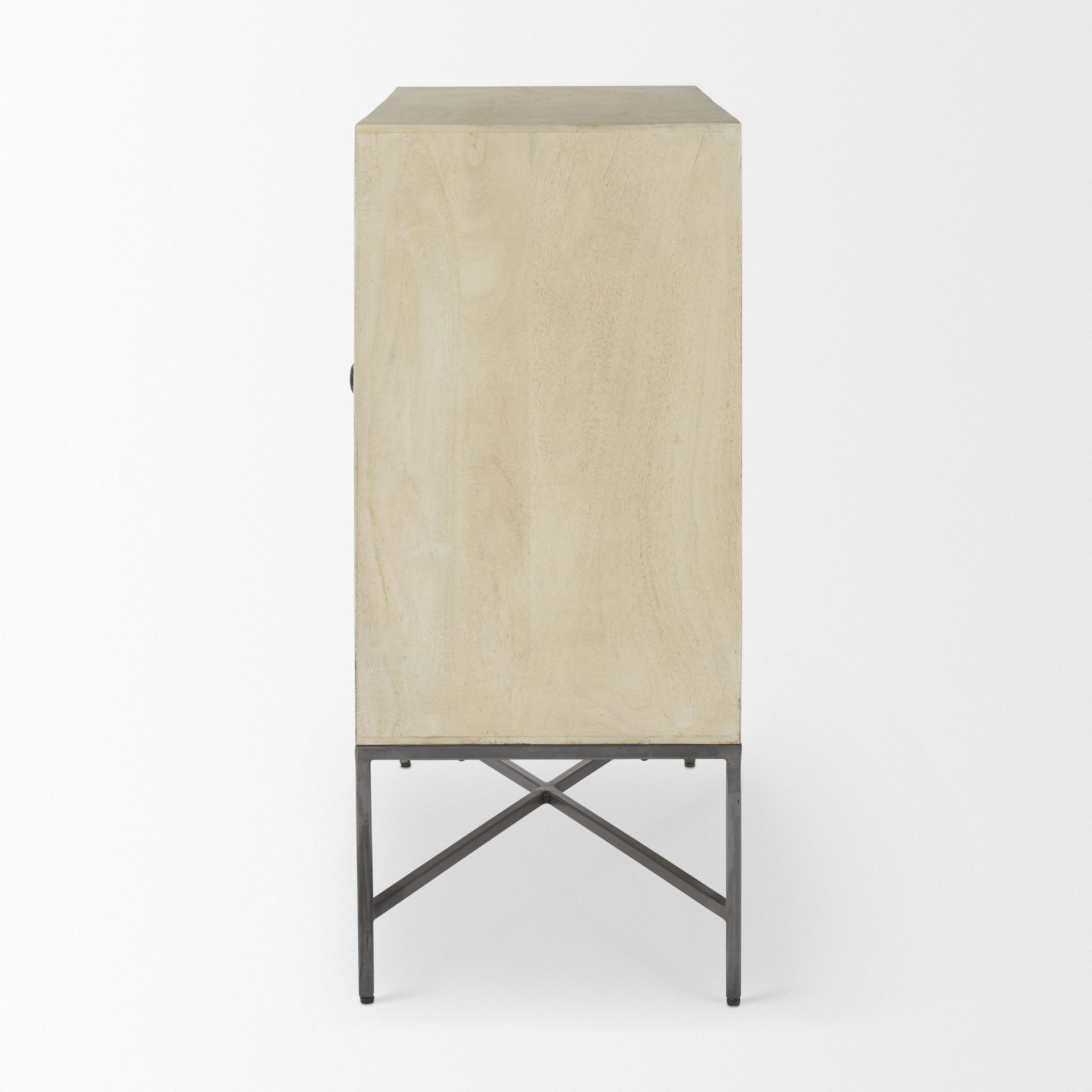 Hogarth  2 Door Blonde Wood Accent Cabinet, Cabinets & Chest by Mercana, 36" length x 16" width x 34" height View 5