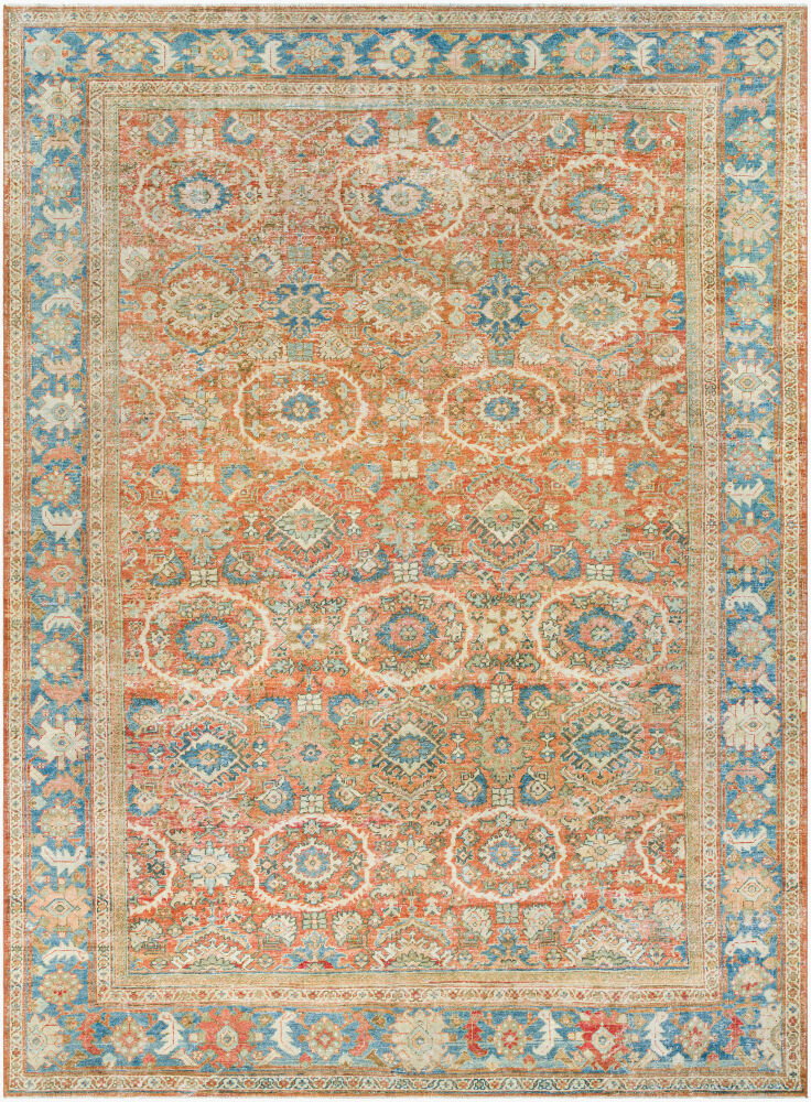 Antique One of a Kind Handmade Rug, by Surya, 11'8" length x 8'4" width