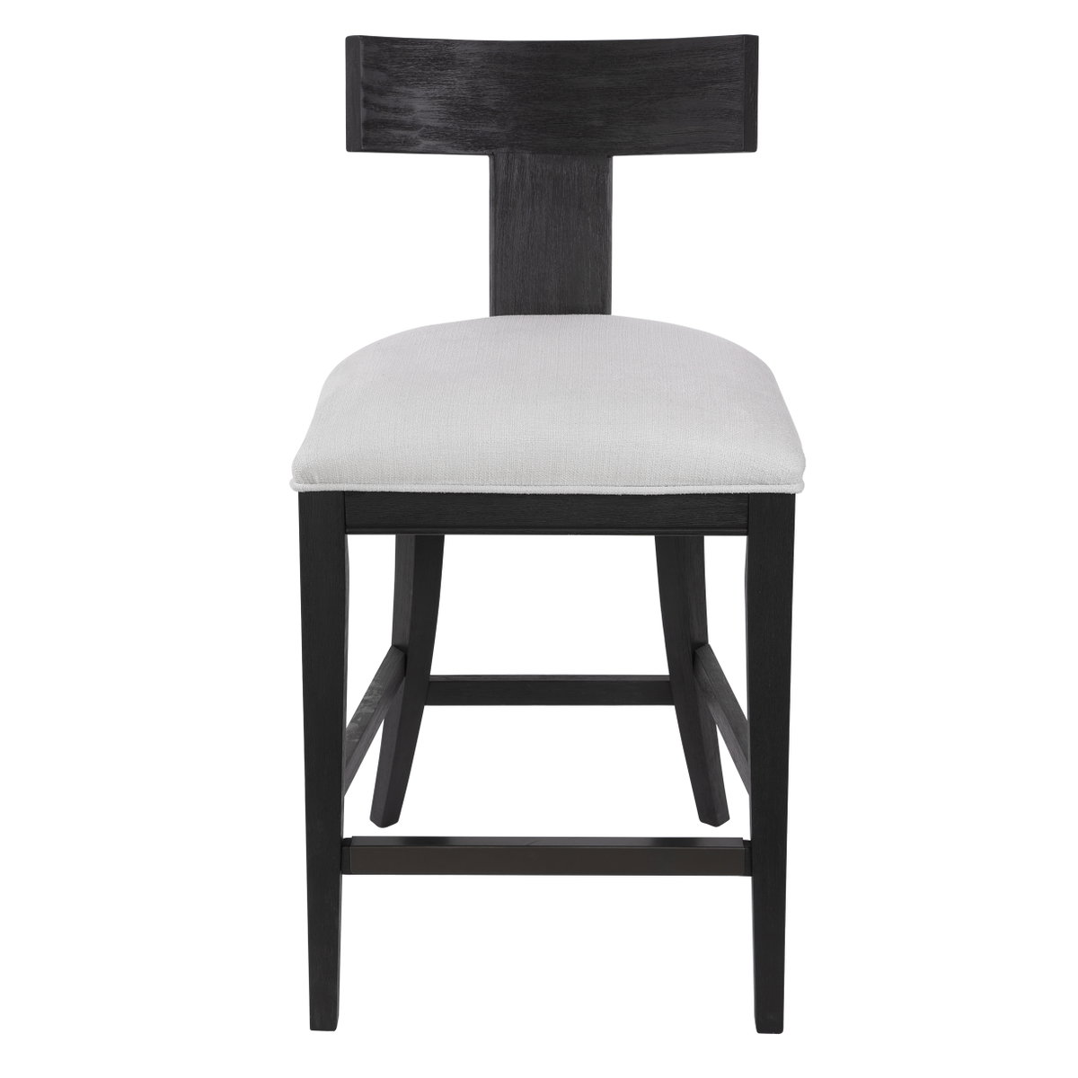 Idris Modern Wood Counter Stool, Counter & Bar Stool by Uttermost, 20" width x 38" height x 22.5" depth View 1